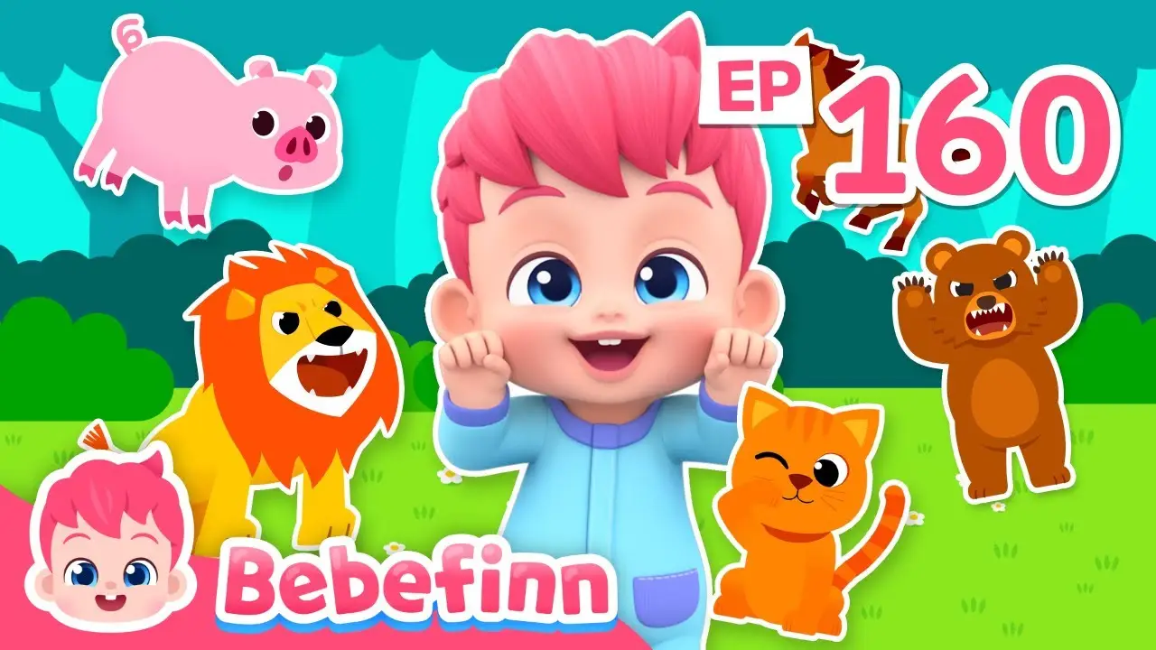 ABC AnimalsㅣEP160ㅣAlphabet Songs for KidsㅣBebefinn Nursery Rhymes